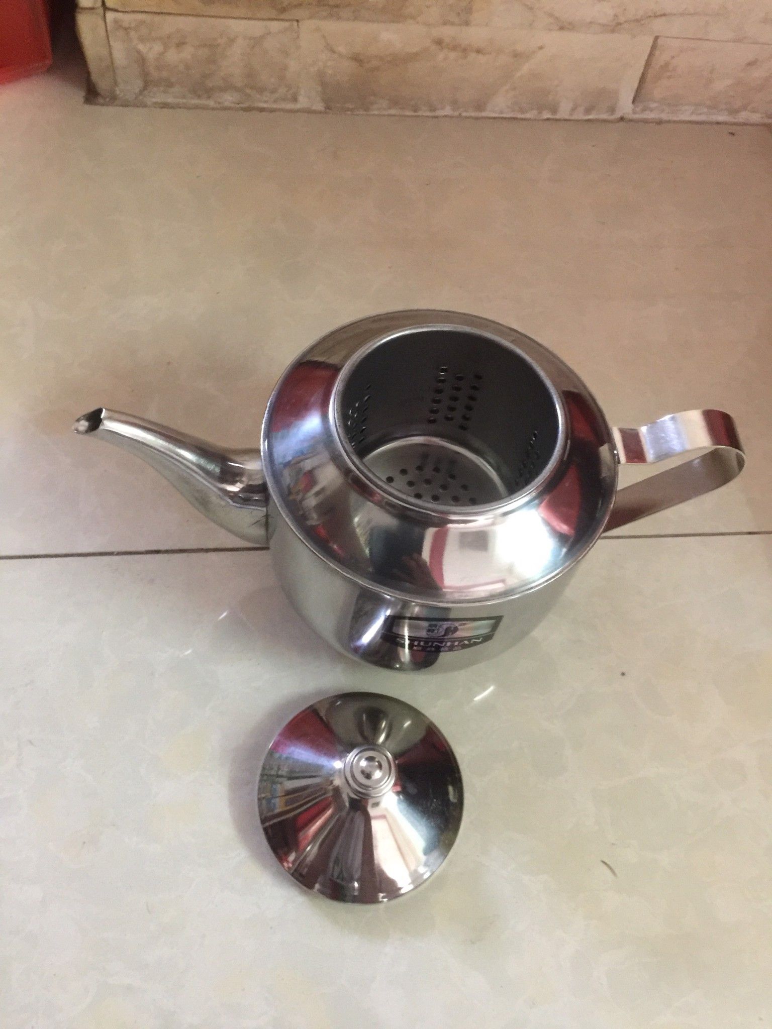 Bình trà lọc Inox