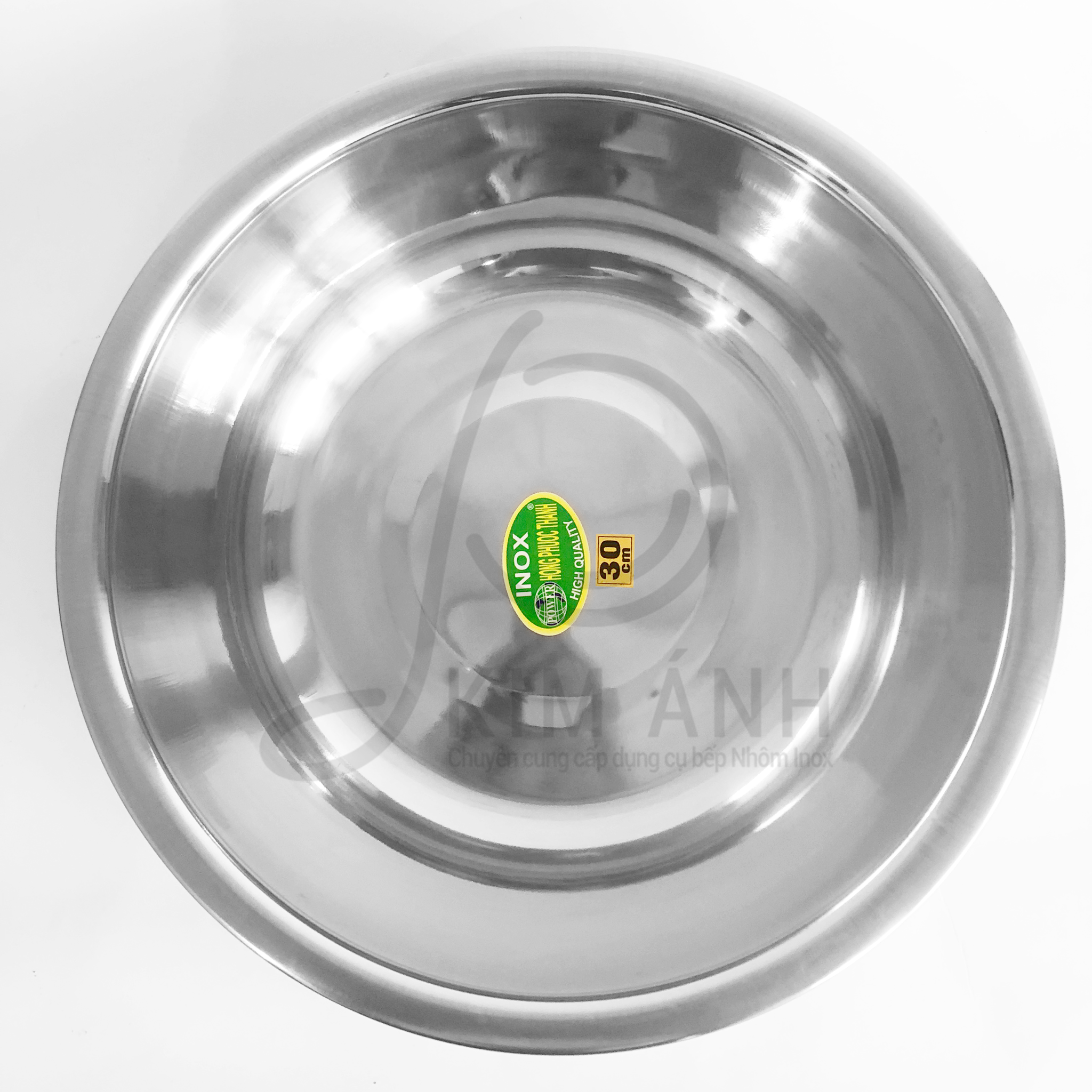 Thau Inox đường kính 14 - 66cm Hồng Phước Thành
