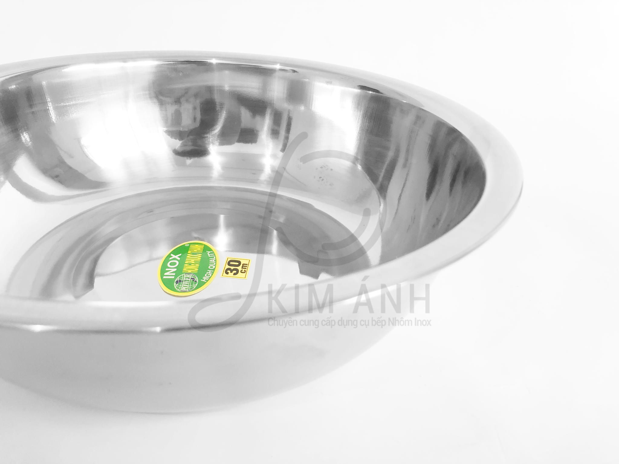 Thau Inox đường kính 14 - 66cm Hồng Phước Thành