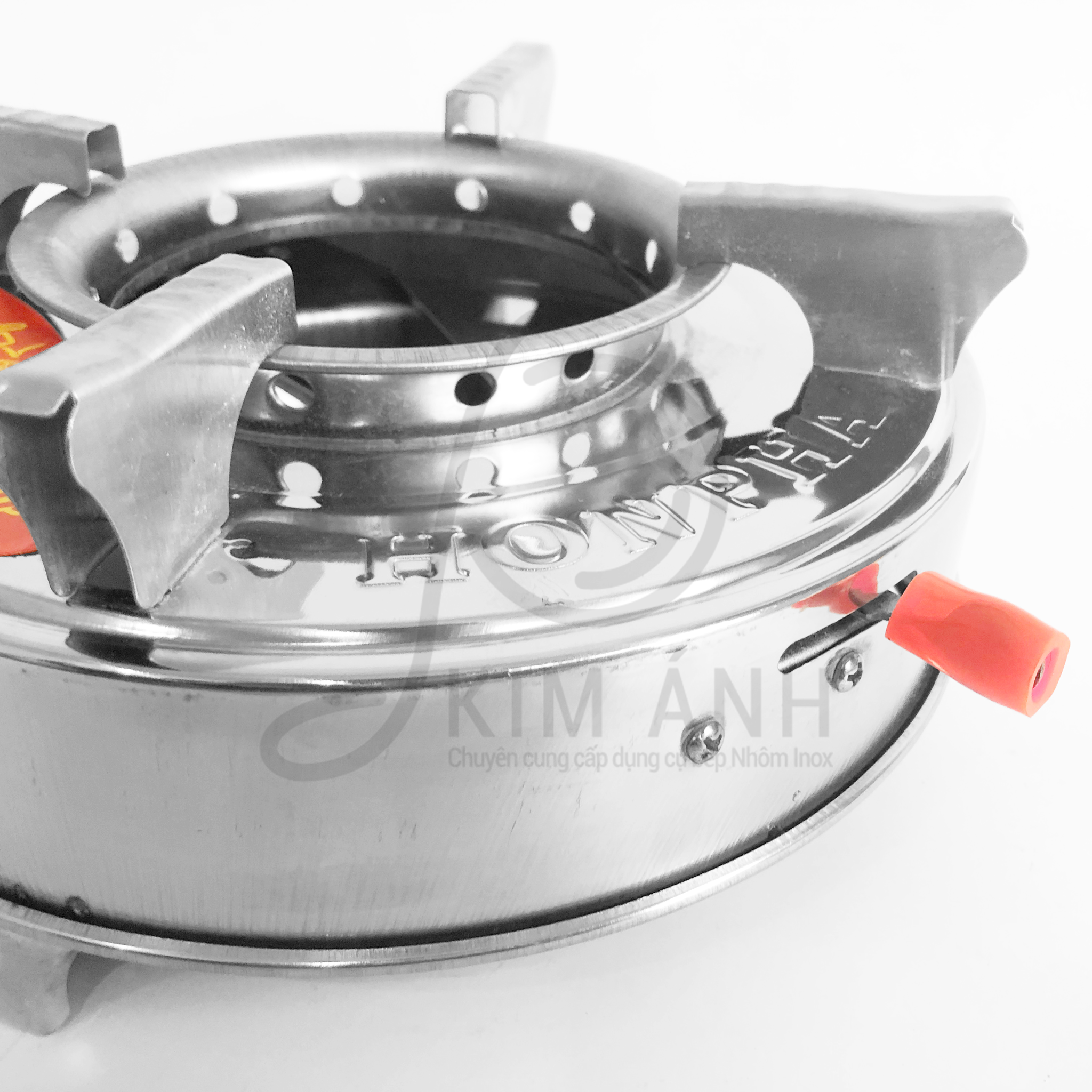 Bếp cồn tròn Inox Hồng Phát có chắn gió