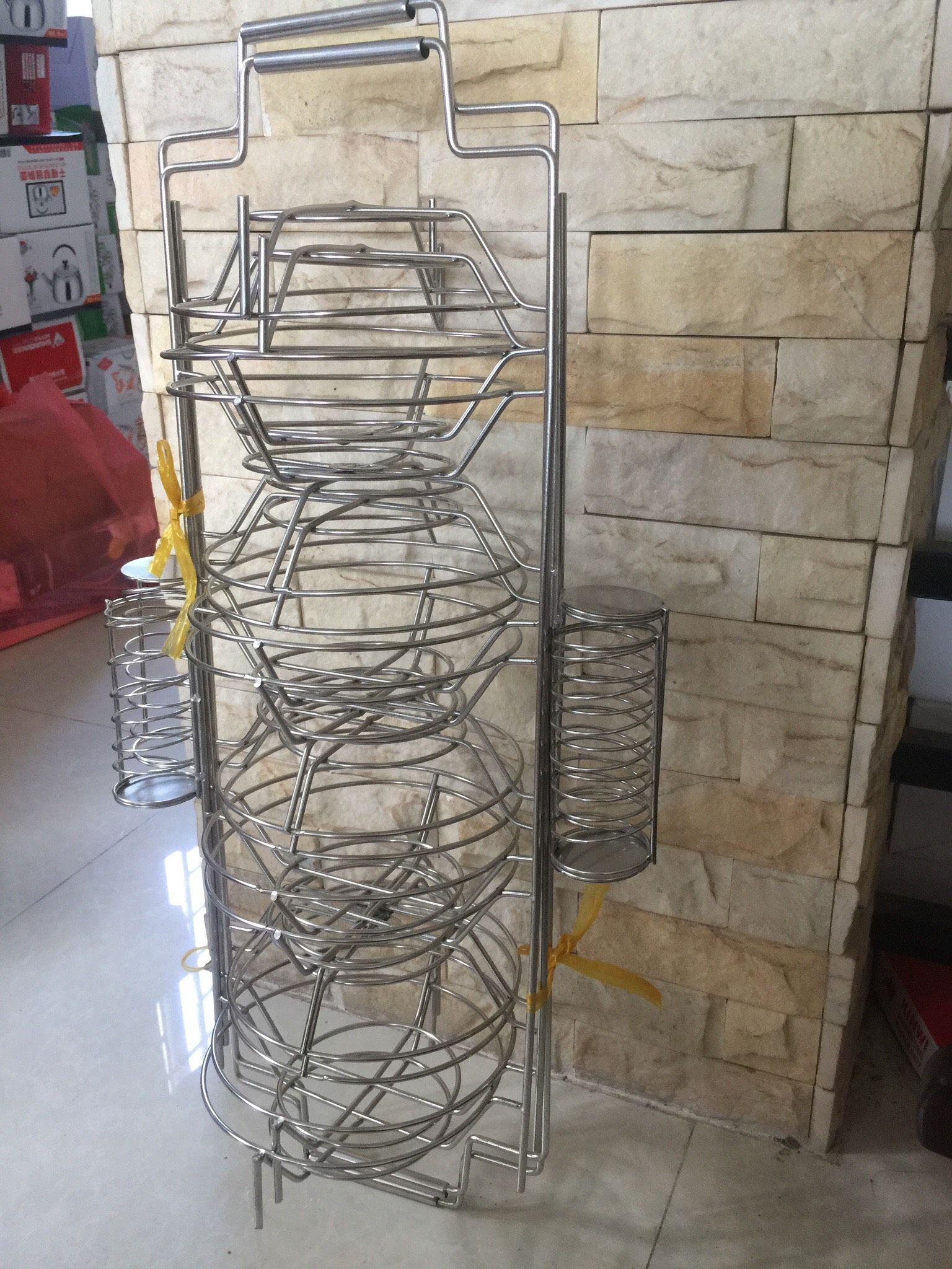 Xách dĩa tô Inox