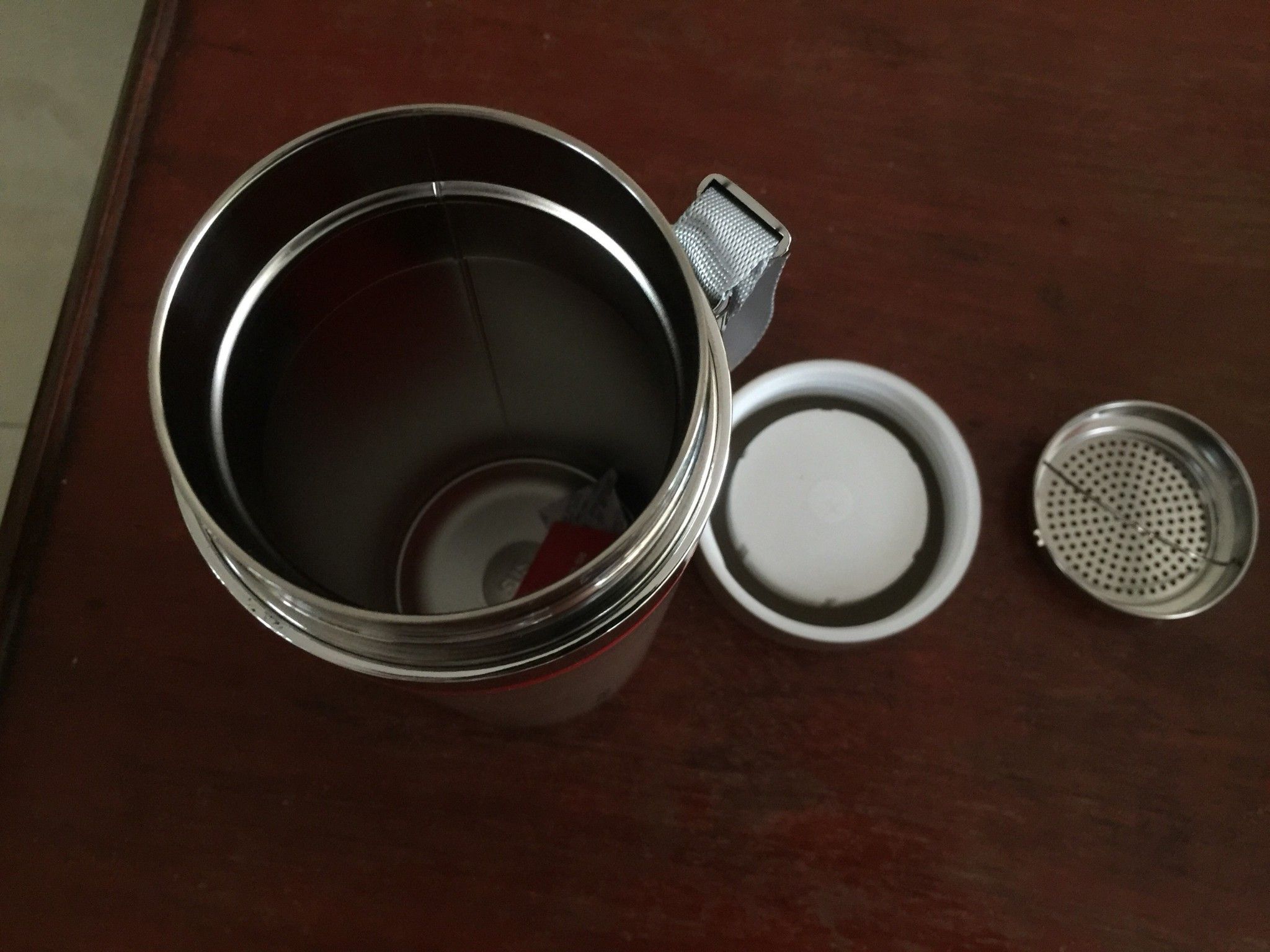 Bình giữ nhiệt Huxuan 800ml màu vàng đồng