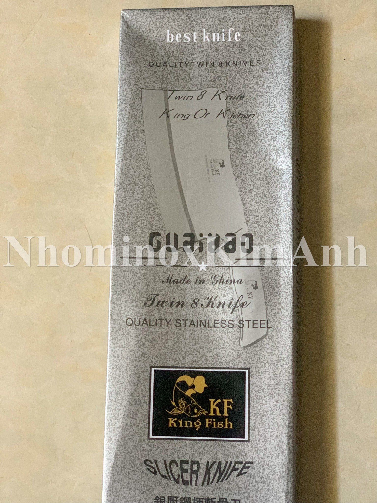 Dao chặt dài 29cm inox hộp xám