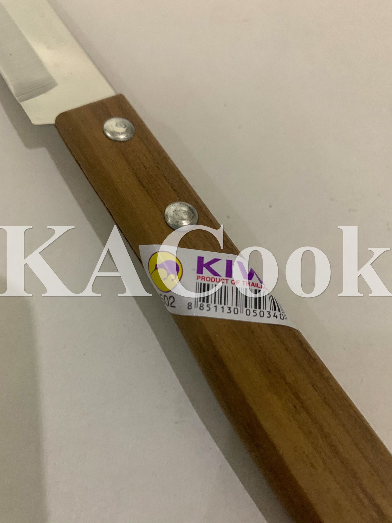 Dao Thái Kiwi 502 cán gỗ đầu bằng