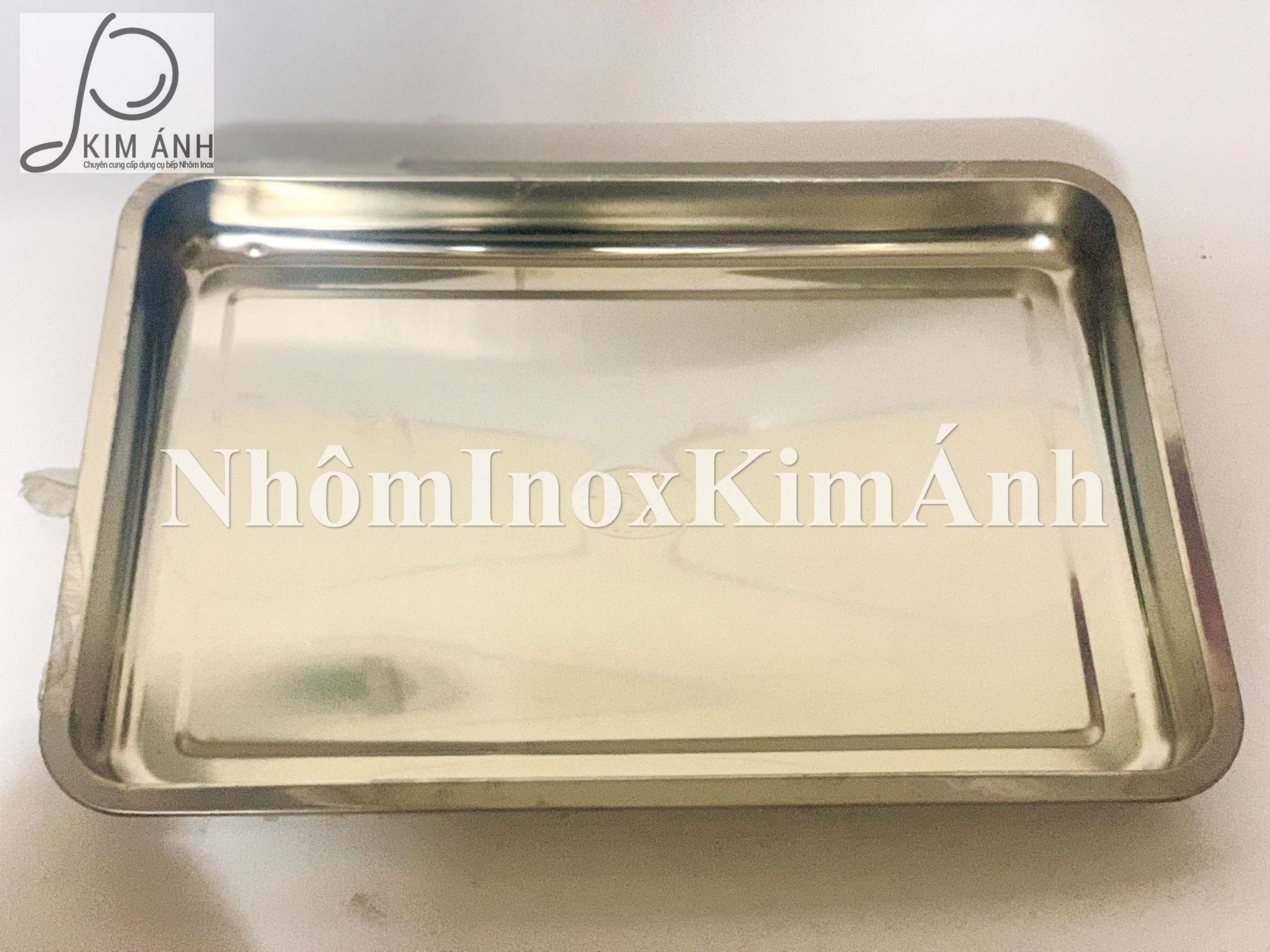 Mâm chữ nhật sâu inox - Khay sâu inox
