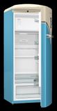  TỦ LẠNH ĐỘC LẬP GORENJE RETRO PHIÊN BẢN ĐẶC BIỆT OBRB153BL 