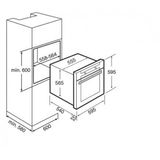  Lò nướng âm tủ Teka HSB 615 