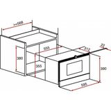  Lò vi sóng âm tủ Teka MS 622 BI 