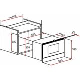  Lò vi sóng âm tủ Teka MS 622 BIS L 