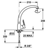  Vòi rửa bát TEKA MF2 