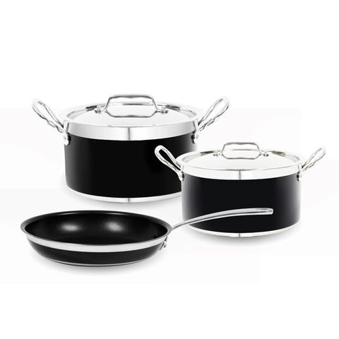 BỘ NỒI CHẢO HAFELE MÀU ĐEN 531.08.043