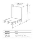  Máy Rửa Bát Độc Lập FAGOR 3LVF-61S 