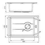  Chậu rửa chén Malloca MS 5066W 