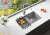  Chậu đá Konox  Granite Veloci 760D Grey 