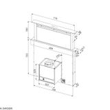  Hút mùi âm bàn bếp Malloca K-3410DR 