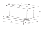  Hút mùi âm tủ FEUER KB70 