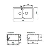  Chậu đá Häfele HS19-GEN2S90 570.36.500 