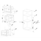  Máy pha cà phê lắp âm Smeg CMS4604NR 536.54.079 