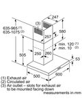  Máy hút mùi áp tường Bosch DWB66DM50B Serie 4 