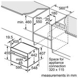  Lò nướng kết hợp vi sóng Bosch CMG656BS6B Serie 8 