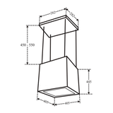  Hút mùi đảo Chefs EH- R820E5 