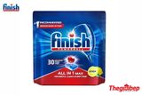  Viên rửa bát Finish All In One Max 30 Viên 