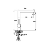  Vòi rửa bát hafele HF-C201V 