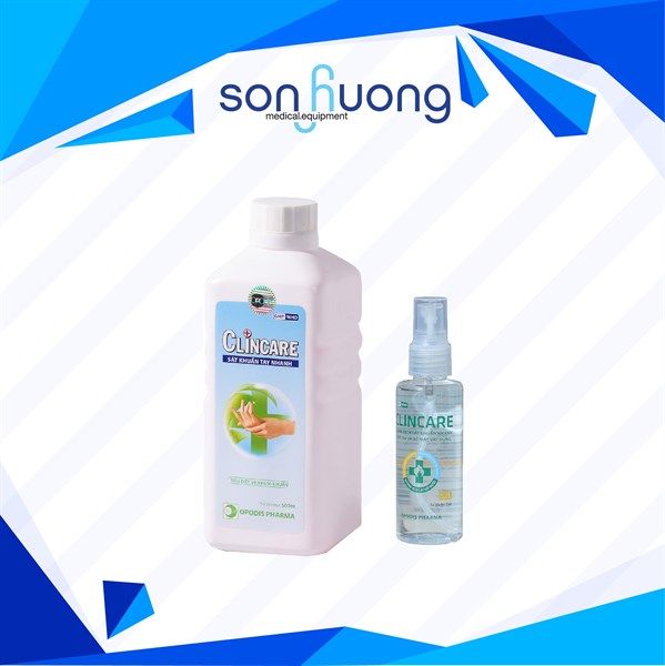 Combo dung dịch sát khuẩn Clincare SH 70ml + Clincare 500ml