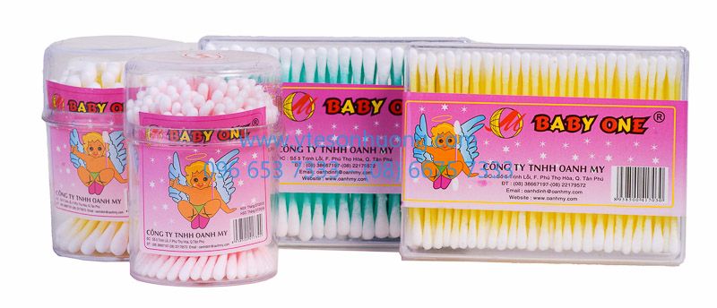 Tăm bông ráy tai Baby One (Lốc-Người lớn)