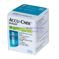 Que thử đường huyết Accuchek Instant 25 (hộp 25)