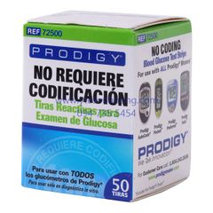 Que thử đường huyết Prodigy (lọ 50 que)