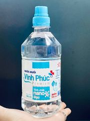 Nước muối sinh lý Nacl 0.9% Vĩnh Phúc Nano Bạc (500ml)