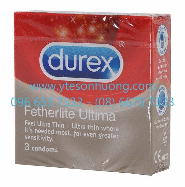 Bao cao su Durex Fetherlite Ultima (3 bao)