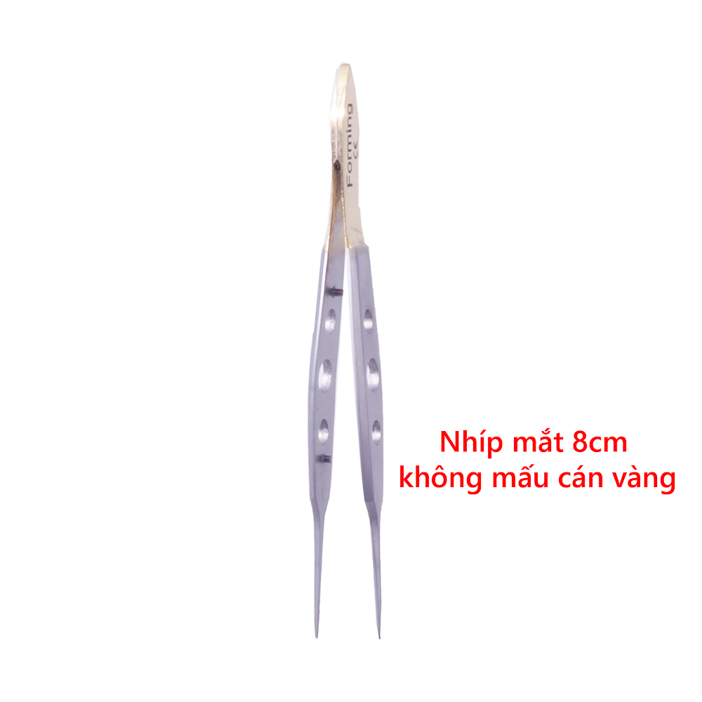 Nhíp lỗ 8,5cm mấu cán vàng