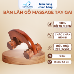 Bàn lăn gỗ massage tay gai