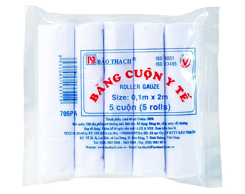 Băng gạc cuộn Bảo Thạch (cuộn)