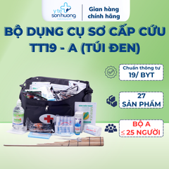 Bộ dụng cụ sơ cấp cứu TT19 - A (Túi đen)