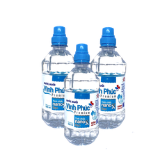 Nước muối sinh lý Nacl 0.9% Vĩnh Phúc Nano Bạc (1000ml)