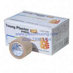 Băng keo giấy Young Plaster Paper 1.25cm x 5m (màu nâu)