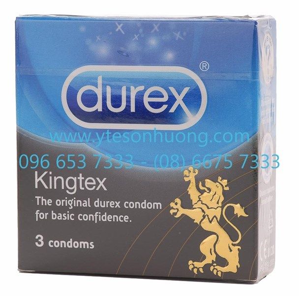 Bao cao su Durex Kingtex (3 bao)