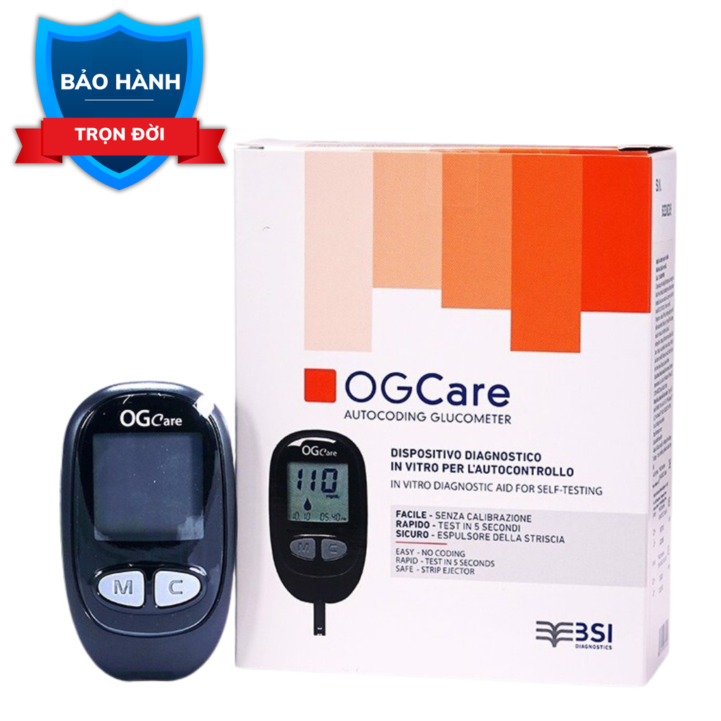 Máy đo đường huyết OG Care (Ý)