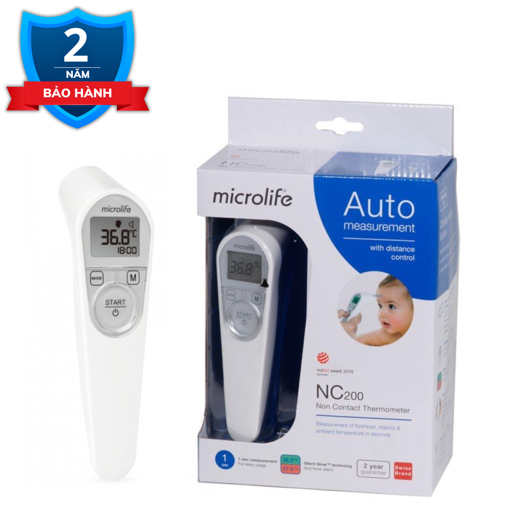 Nhiệt kế điện tử đo trán Microlife NC200