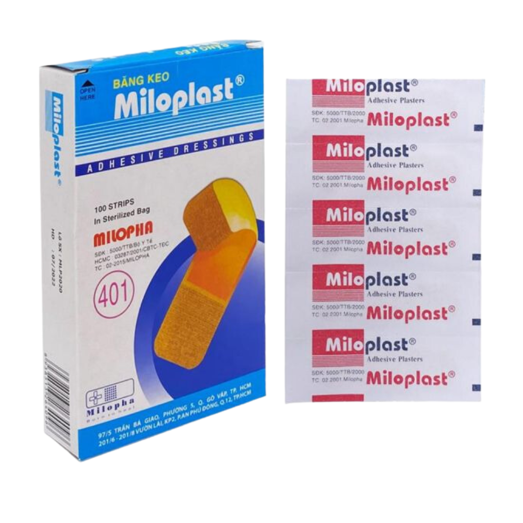 Băng cá nhân Milopha / Miloplast
