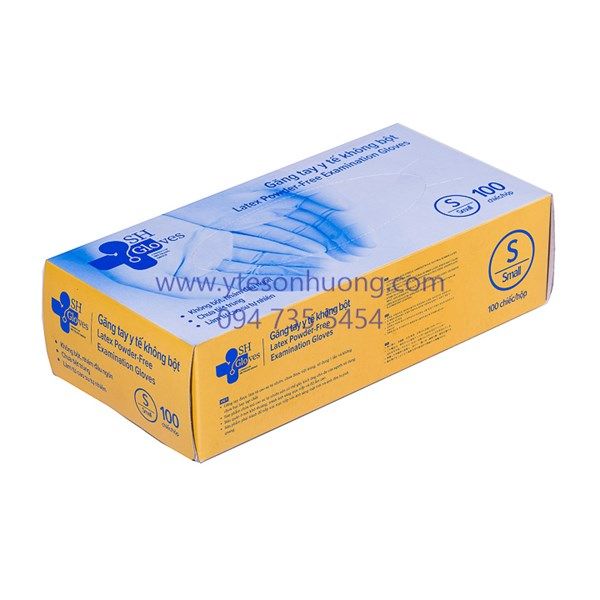 Găng tay y tế không bột SHgloves 5.1gr