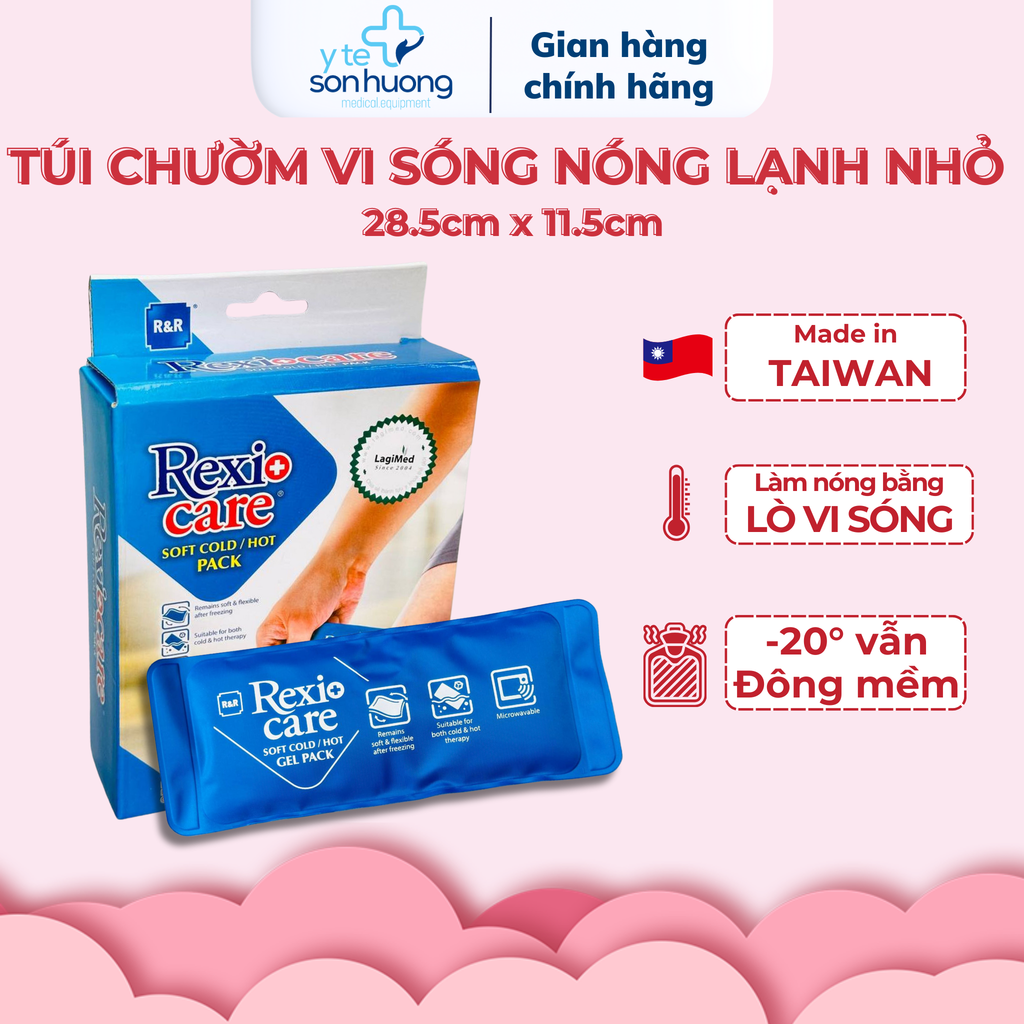 Túi Chườm Vi Sóng Cỡ nhỏ 28.5cm x 11cm - R&R Rexie Care