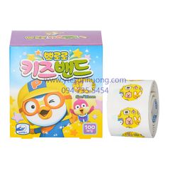 Băng cá nhân trẻ em Young Pororo dạng cuộn