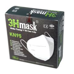 Khẩu trang kháng khuẩn Vĩnh Tiến 3D cao cấp 5 lớp KN95 3H Mask
