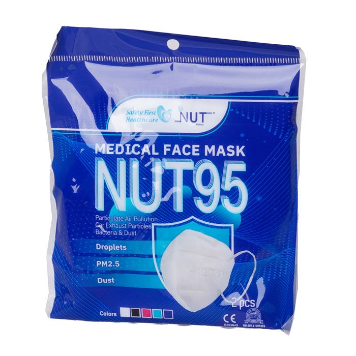 Khẩu trang y tế kháng khuẩn NUT95 Hộp 20 cái