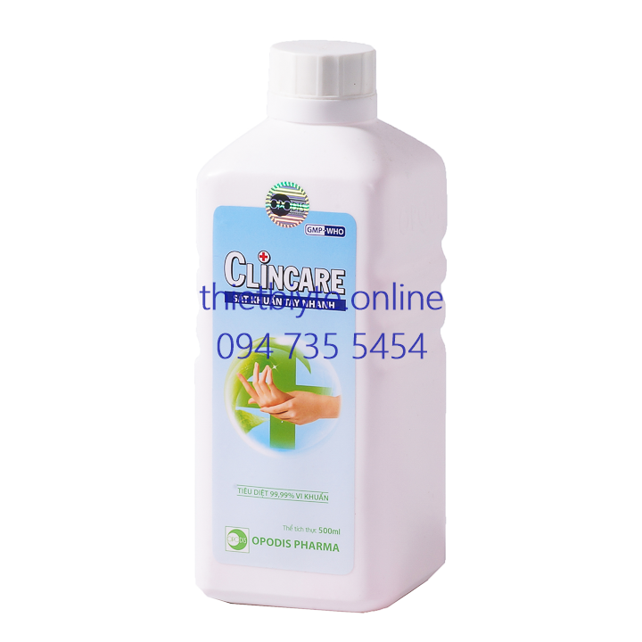 Dung dịch rửa tay sát khuẩn Clincare (500ml)