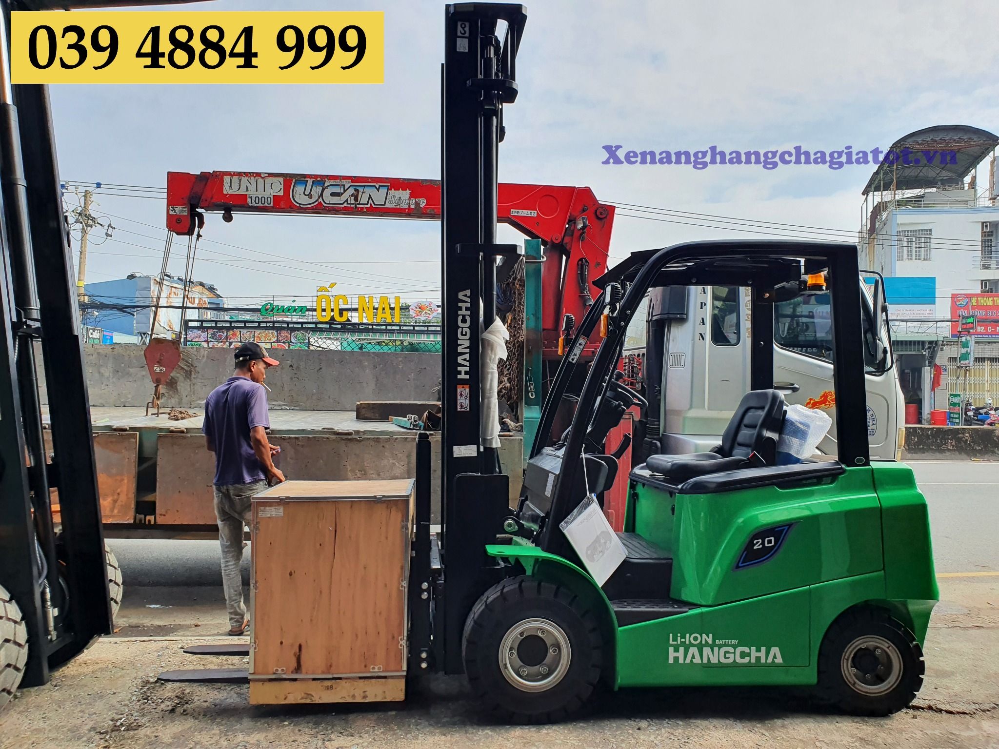 Xe Nâng Điện 2 Tấn Mới
